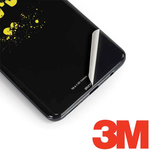 DC Comics Batman Logo Yellow Splash Galaxy S9 Skin